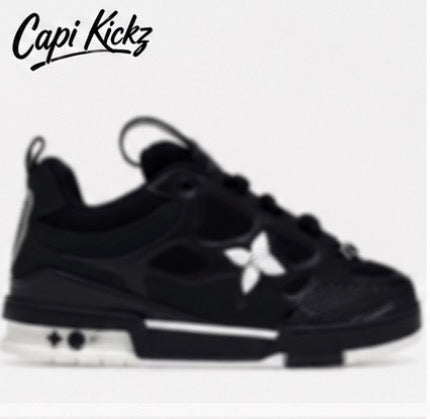 Mens Luxury Black Sneakers Skate002