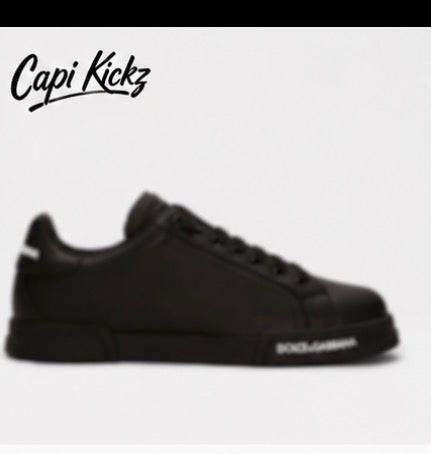 Mens Luxury Black Sneakers Gaba003