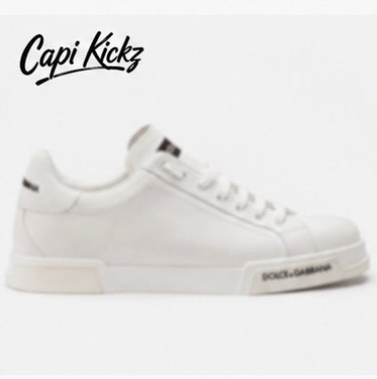 Mens Luxury White Sneakers GABA004