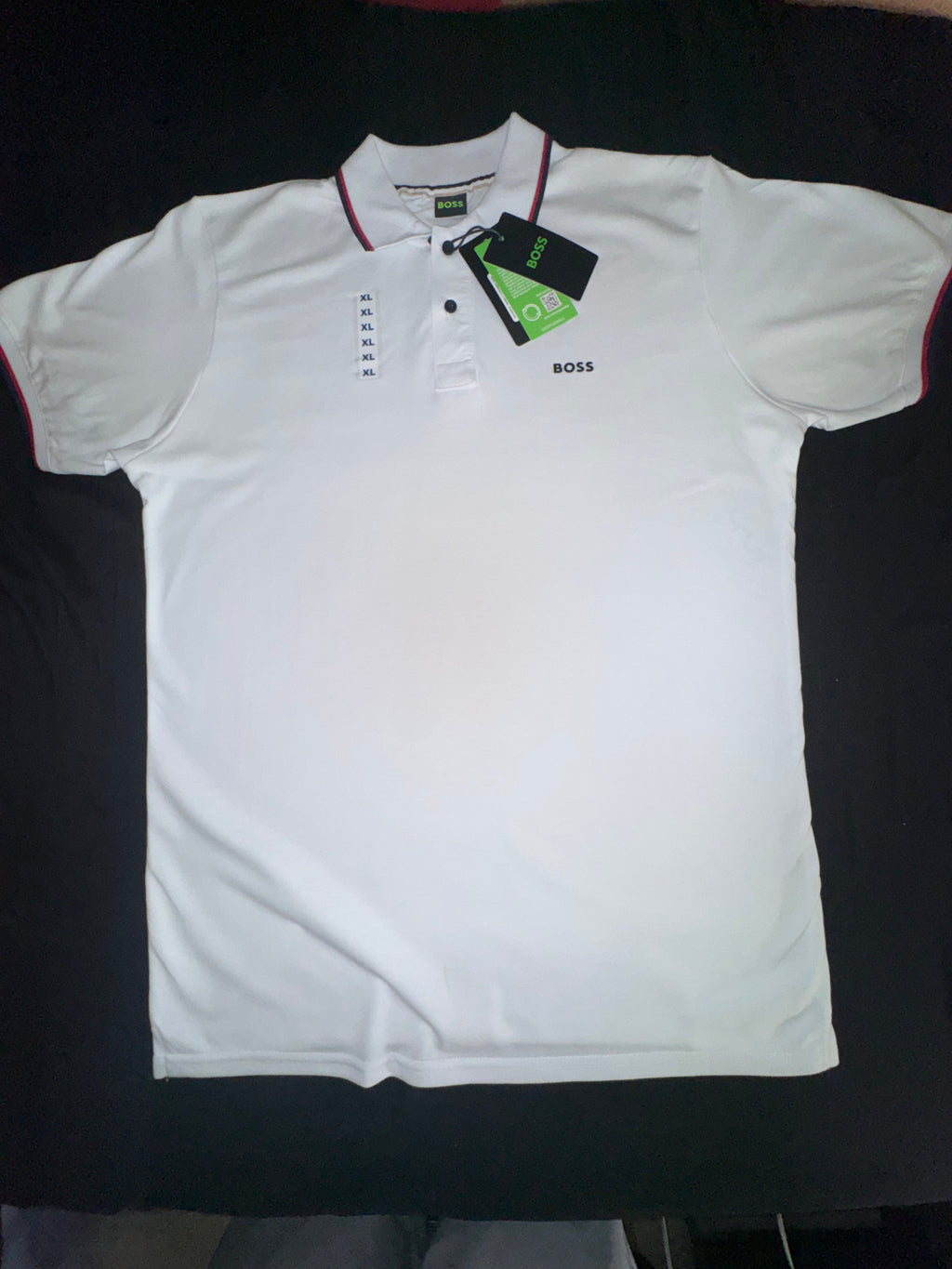 Mens White Polo T-Shirt
