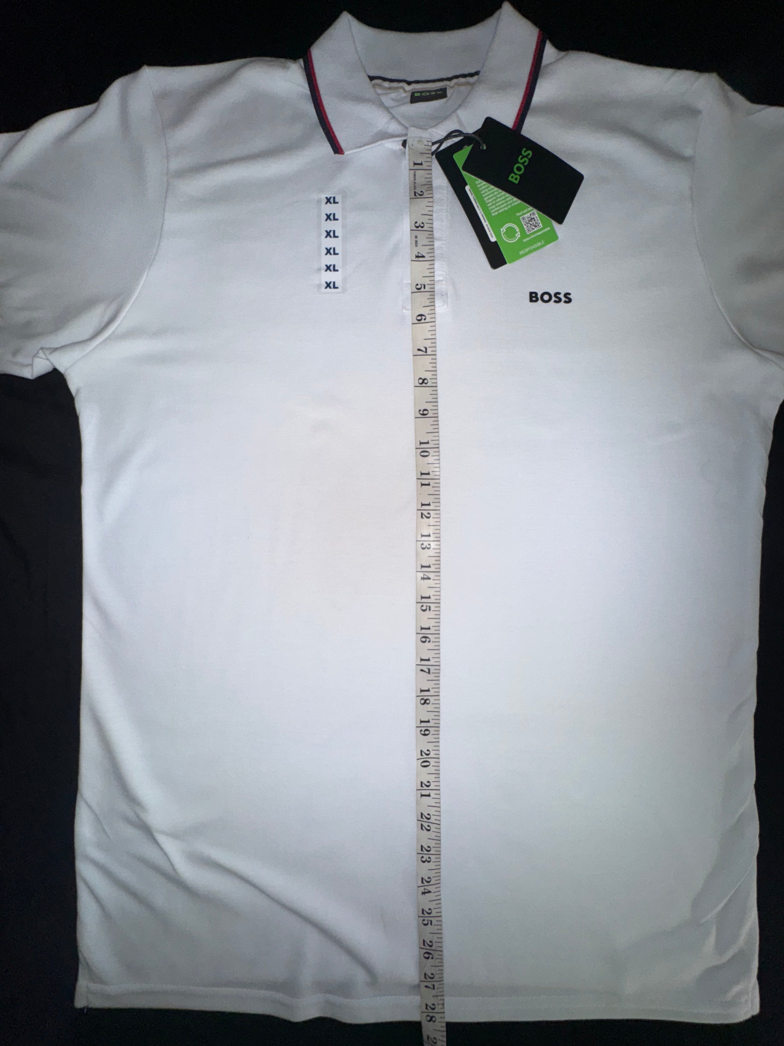 Mens White Polo T-Shirt
